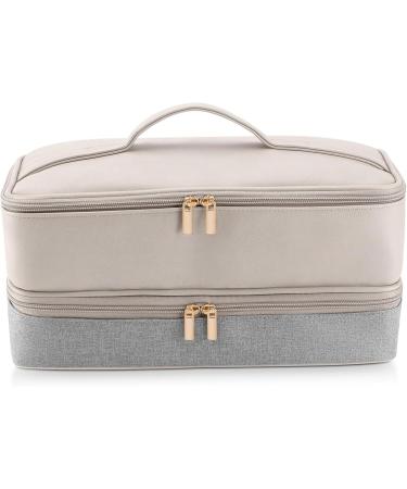 Hair Dryer Bag Dual Layer Hair Dryer Case Waterproof Zippered Blow Dryer Bag with Top Handle Portable 15.4x5.5x5.5in Hair Dryer Travel Bag Hair Tools Organiser - Buy Online on SooperMarket.com