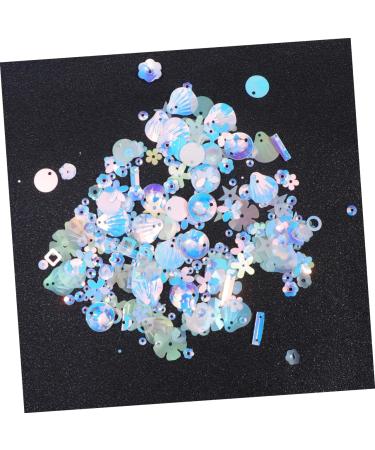 STOBOK 4 Packs DIY Pearls Spacer Beads Loose Sequins Paillettes Glitter Powder Super Flash White Whitex2pcs 2x1.2x0.1cmx2pcs - Buy Online on SooperMarket.com