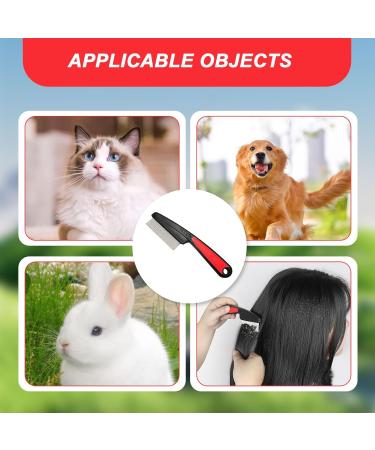 Cat Ridge Stainless Steel Brush - Gentle Scalp Care & Lice Comb for Cats & Dogs | Durable Flea & Tangle Remover - Buy Online on SooperMarket.com