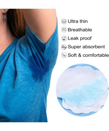 Ultra-Thin Waterproof Underarm Sweat Pads - 24 Breathable Armpit Patches for All Fabrics - Buy Online on SooperMarket.com