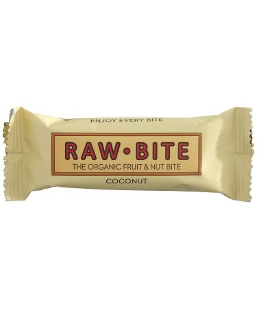 Raw Bite Raw Food Bar Coconut 12-pack (12 x 50 g) Coconut 50 g (12-pack)