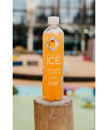 Sparkling Ice Orange Mango Flavored Sparkling Water - 12 Calories - No Added Sugar - Contains Vitamins - 12 x 500ml Bottles - Buy Online on SooperMarket.com
