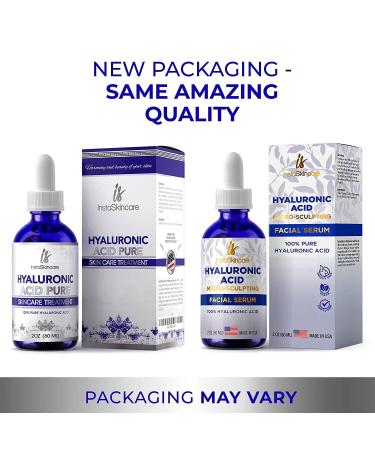 Hydrating Hyaluronic Acid Serum for Face and Lips (2 Oz) - Medical Grade Formula for All Skin Types - Paraben and Fragrance-Free - Buy Online on SooperMarket.com