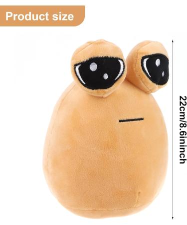 Alien Pou Plush Toy - 8.6 inch Stuffed Animal Doll for Kids - Buy Online on SooperMarket.com