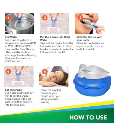 Anti Snoring Devices: Effective Snoring Solution - Snore Guard Anti-snoring Device - Snoring Mouth Guard - Anti Snore Mouthpiece for Stop Snoring (Green) - Buy Online on SooperMarket.com