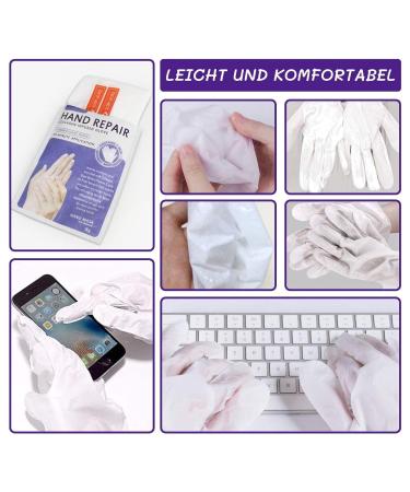 P-Beauty Lavender Hand Mask | 5 Pairs of Moisture Gloves | Collagen & Vitamin-Rich Anti-Aging Care for Cracked Dry Hands - Buy Online on SooperMarket.com