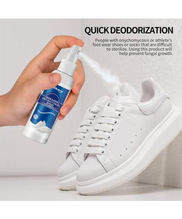 Moukkey Shoe Deodorizer Spray - 2.11 oz Plant-Based Foot Odor Remover | Multi-Purpose Shoe Odor Control for Sneakers, Boots, and Sandals - Buy Online on SooperMarket.com