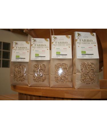 ORGANIC HULLED SPELLED ANCIENT CEREALS IN BEANS PRODUCTION IN ITALY PACK 4 PACKS OF 750 GRAMS - Buy Online on SooperMarket.com