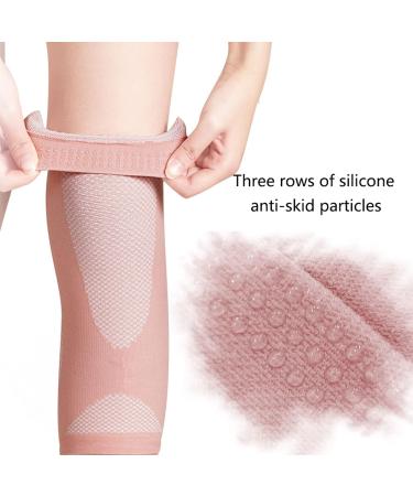 FCSHFC Compression Knee Support Bandage - Arthritis Pain Relief & Meniscal Tear Recovery | Breathable XL Pink Knee Warmer for Men & Women - Buy Online on SooperMarket.com