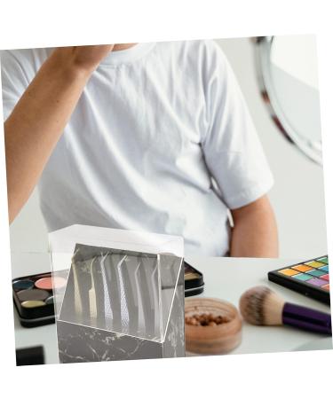 WOFASHPURET Storage Rack Eyebrow Holder Makeup Holder Eyelash Holder Thin Organizer Storage with Tool Stand 6 Holes Acrylic Fake Eyelashes Bracket - Buy Online on SooperMarket.com