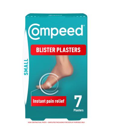 Compeed Small Size Blister Plasters  7 Hydrocolloid Plasters  Foot Treatment  Heal Fast  100% Plastic Free Carton Pack 7 Count (Pack of 1) Eco Pack