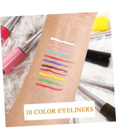 PLAFOPE 10pcs Household Eyeliners Plastic Liquid Makeup Supplies Liquid Eyeliner - Buy Online on SooperMarket.com