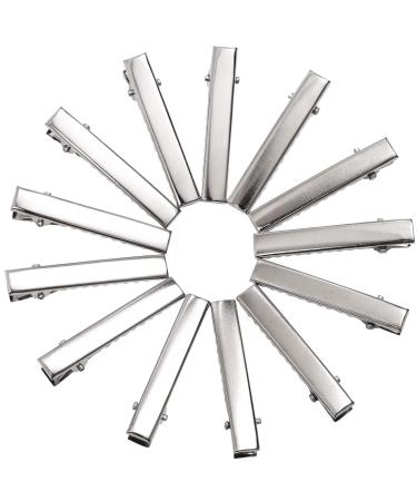Elcoho 200-Piece Single Prong Curl Clips - Silver Alligator Section Clips for Women & Girls - 4.5cm/1.75 Inch - Hairbow Accessory - Buy Online on SooperMarket.com
