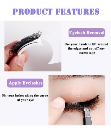 4 Pair Self Adhesive Eyelashes Reusable Pre Glued Eyelashes Wispy Fake Eyelashes Natural Look Self Adhesive Lashes No Glue Needed Add Instant Volume and Glamour - Buy Online on SooperMarket.com