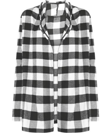 Long Shirt Outerwear Top Thin Warm Knitted Coat Women's Blouse V-Neck Shirt Tunic Long Women's Tunic Women's Shirt Casual Checked Shirt Women's Winter Chunky Knit Jacket I-black XL - Buy Online on SooperMarket.com