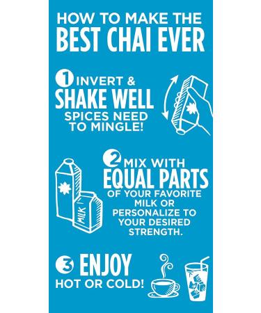 Bhakti Fair Trade Vegan Premium Chai Tea Concentrate 2-Pack - Original Flavor - 64 Fl Oz Total - Buy Online on SooperMarket.com