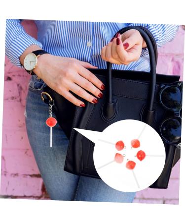 30 pcs Clay Embellishment Key Bag Lollipops Fob Colorful Flatback Hangings Fake Pendant 1.5X1.5X4.5CMx4pcs Redx4pcs - Buy Online on SooperMarket.com