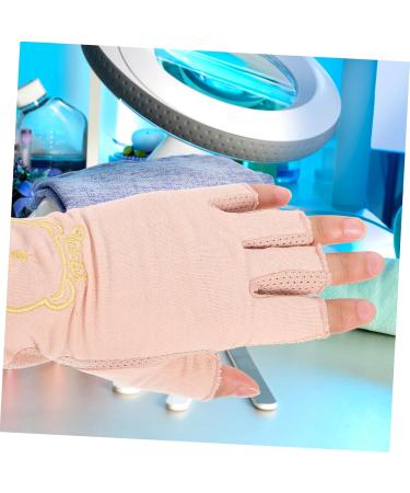 minkissy 1 Pair Golf Glove Gloves Nail Art Supplies Nail Art Accessory Accessories Radiation Protection Cotton - Buy Online on SooperMarket.com