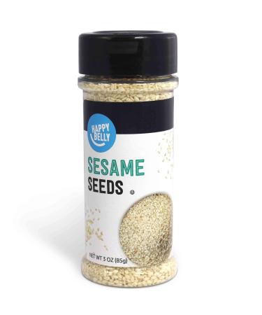 Amazon Brand - Happy Belly Sesame Seeds, 3 Ounces