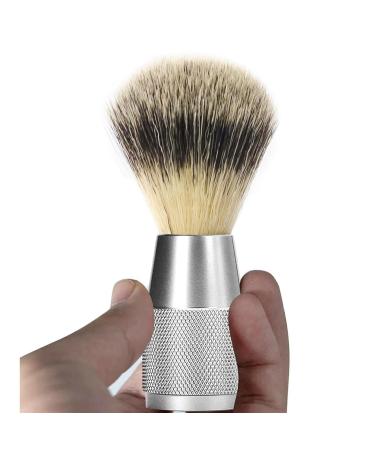 Magidaal 4.3 Inch Hair Shaving Brush - Soft Nylon Bristles Metal Handle Salon Quality Facial Cleaning Tool - Buy Online on SooperMarket.com