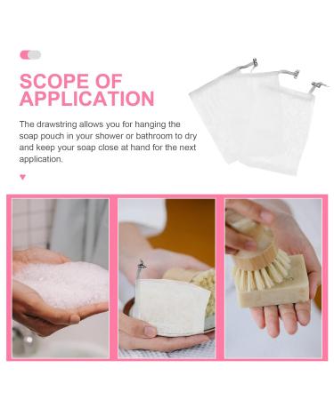 Buy NOLITOY 8pcs Exfoliating Soap Pouch - Dark Grey Facial Cleaning & Bath Scrubber | International Shipping - Buy Online on SooperMarket.com