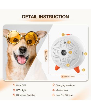 Bubbacare Ultrasound Anti-Bell Device | 33ft Rechargeable Waterproof Bark Control for Dogs - Ideal for Large & Small Breeds Indoors & Outdoors - Buy Online on SooperMarket.com