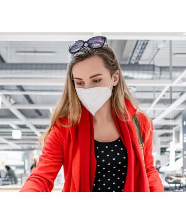 Buy Leikang FFP2 Respirator Mask - White FACE MASK LK-008 (20 Pack) - International Shipping Available - Buy Online on SooperMarket.com