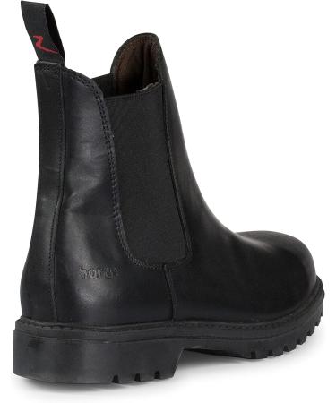 HORZE Safety Work Paddock Boots Black 7.5 (Size 38) - Premium Safety Footwear for Equestrian Professionals - Buy Online on SooperMarket.com
