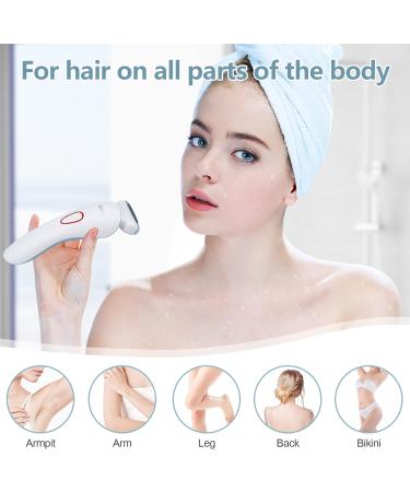 Women's Electric Shaver | Bikini Trimmer & Razor for Face, Legs, Underarms | Wet & Dry Rechargeable Lady Shaver - Blue/White - Buy Online on SooperMarket.com