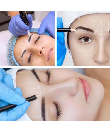 Adjustable Eyebrow Ruler - Accurate Positioning Stainless Steel Brow Measuring Tool | Gold Design | Perfect for Precision Grooming - Buy Online on SooperMarket.com