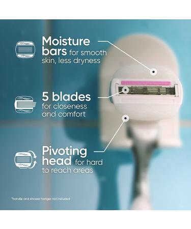 Gillette Venus ComfortGlide + Olay Sugarberry Women's Razor Blade Refills - 4 Count - Buy Online on SooperMarket.com