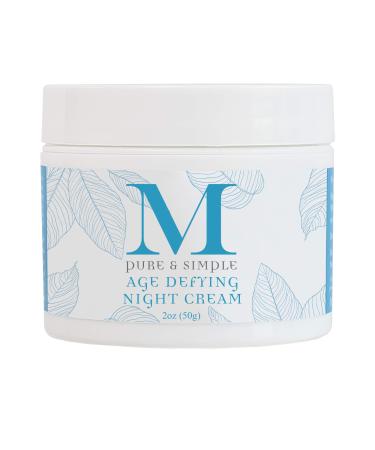 Anti Aging Face Moisturizer for Women Age-Defying Night Cream for Women & Men Wrinkle Cream for Face Made with Double Helix Water & All Natural Ingredients Such as Coconut Oil And Vitamin E (2 Oz)