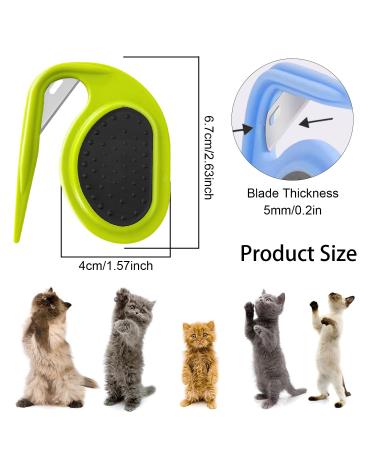 Yeahboom 2 Pet Knotting Comb - Ultimate De-Filtering Knife for Cats & Dogs with Steel Blade - Perfect for Removing Mats and Tangles - Buy Online on SooperMarket.com