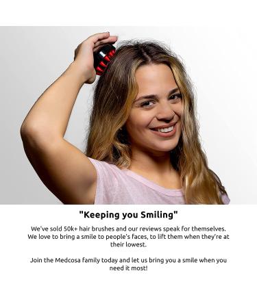 Medcosa Hair Brush | Scalp Massager & Shampoo Scalp Exfoliator | Detangles Hair & Dislodges Dandruff - Buy Online on SooperMarket.com