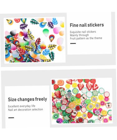 Beavorty 8 Packs Nail Art Polymer Clay Fruit Embellishments Nail Art Craft DIY Nail Decoration Fruit Pattern Nail Decorations Craft Making Beads Manicure 3d Fruit Slices Resin - Buy Online on SooperMarket.com