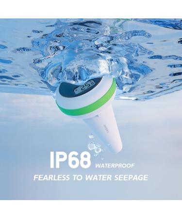 Buy Inkbird IBS-P03R Solar Radio Pool Thermometer - IP68 Waterproof High Precision Floating Water Thermometer for Pools Ponds & Whirlpools - Buy Online on SooperMarket.com