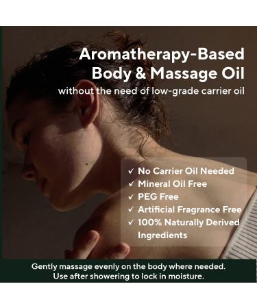 AROMATICA Peppermint & Eucalyptus Body Oil 100ML - Aromatherapy Massage Oil - Buy Online on SooperMarket.com
