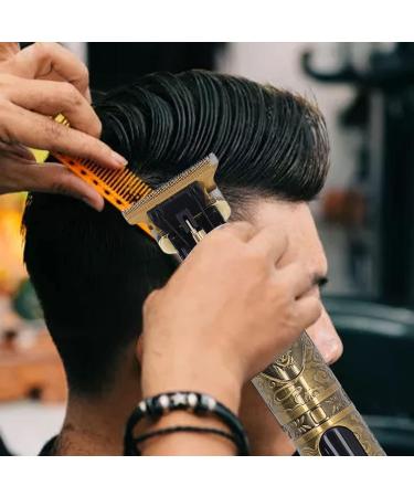 Professional Cordless Hair Clippers for Men - Rechargeable USB Adjustable Trimmer Set for Home Salon & Barbershop - Buy Online on SooperMarket.com