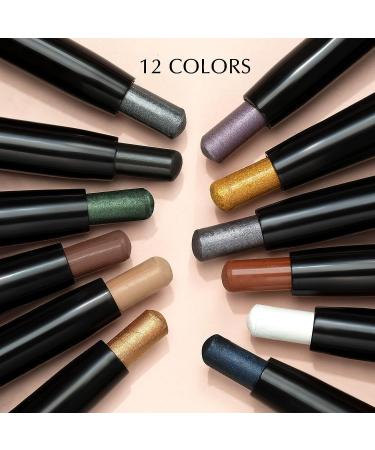 iGuzvaw Matte Eyeshadow Stick Cream to Powder Waterproof Eyeliner Pencil - Matte 03 White - Buy Online on SooperMarket.com