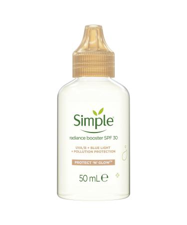 Simple Protect 'N' Glow Radiance Booster SPF 30 naturally preservative free moisturiser for dull & tired skin 50 ml 50 ml (Pack of 1)