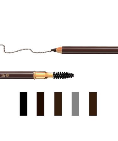 Longlasting Waterproof Eyebrow Pencil | Durable Liner in 2# Dark Brown | 5 Colors Available - Buy Online on SooperMarket.com