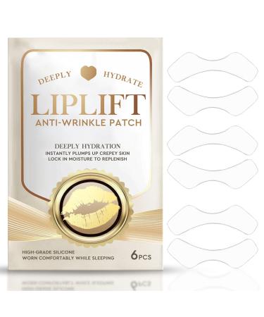 Lip Lift Anti Wrinkle Patches Lip Mask to Smooth Smile Lines Silicone Sticker for Fine Lines & Around Mouth Area Fast Acting Collagen Pad Gold/LipAntiWrinklePatches