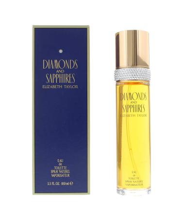 Diamonds & Sapphires by Elizabeth Taylor Women's Eau De Toilette Spray 3.3 Fl Oz - Buy Online on SooperMarket.com