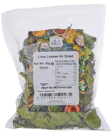 Old India Lime Leaves Air Dried 50g 50 g (Pack of 1)