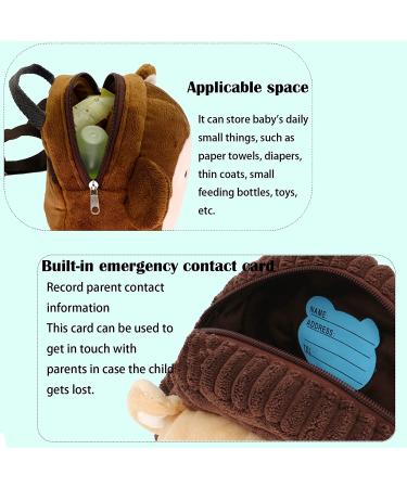 4 in 1 Backpack Leash for Toddlers with Anti Lost Wrist Link  Cute 3D Toddler Harness Backpack  Child Harnesses Leashes for Walking for Boys Girls (Monkey) - Buy Online on SooperMarket.com
