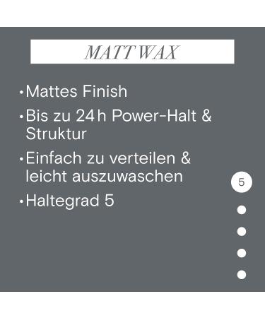 Taffeta Matt Styling Wax - Long-Lasting Hair Wax (75 ml) | 24h Hold & Matt Finish for Perfect Styles - Buy Online on SooperMarket.com