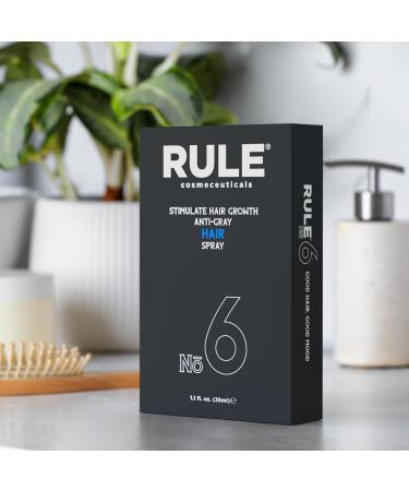 RULE Hair Growth Spray | Anti Grey Hair Treatment | Minoxidil Alternative for Men | Natural Hair Color Restorer | Stop Hair Loss & Thinning - Buy Online on SooperMarket.com