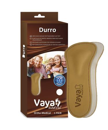 Vaya Durro Orthopedic insoles for flat feet with heel pad for tight shoes 38-40