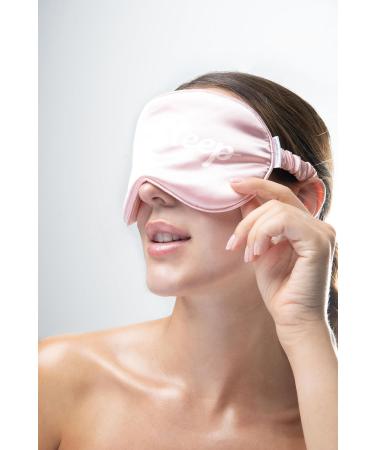 Buy Pink Satin Sleep Mask - One Size | Luxury Sleep Accessories for Restful Nights - Buy Online on SooperMarket.com