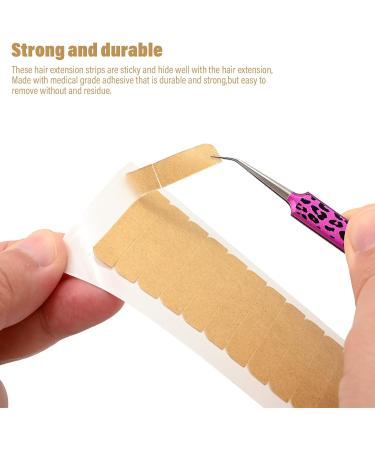 EHDIS 72 Pcs Hair Extension Tapes with Scraper - Double Sided Hair Tape for Extensions, Wigs & Toupees - Buy Online on SooperMarket.com